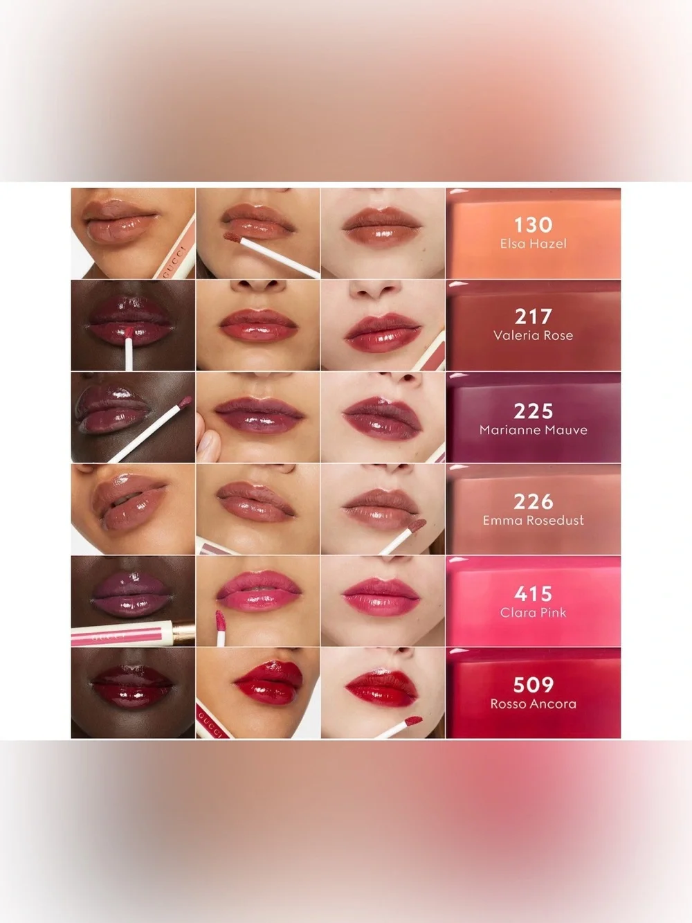 Gucci Oil-In-Water Tint Hydrating Stain in shade 308 “Lucy Dark Orange”
